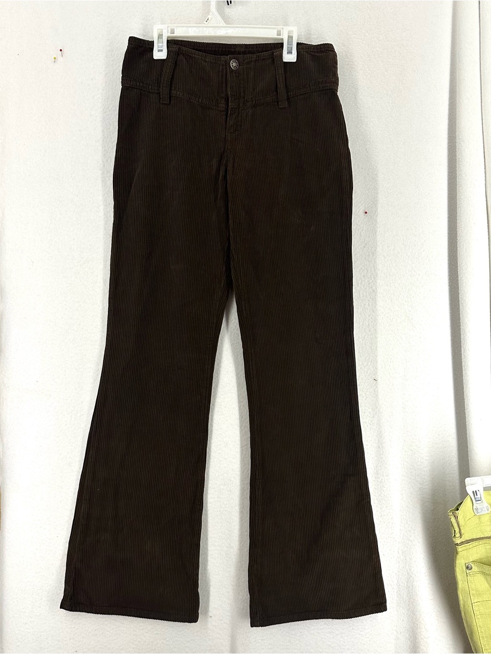 Le Chat Paris Y2K Brown Corduroy Flare Pants Women’s